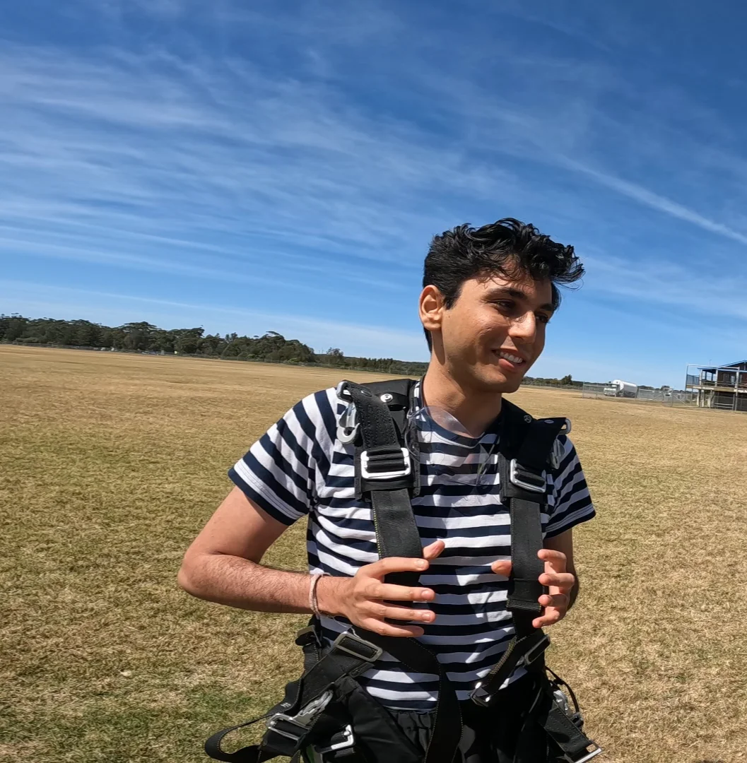 Devashish skydiving